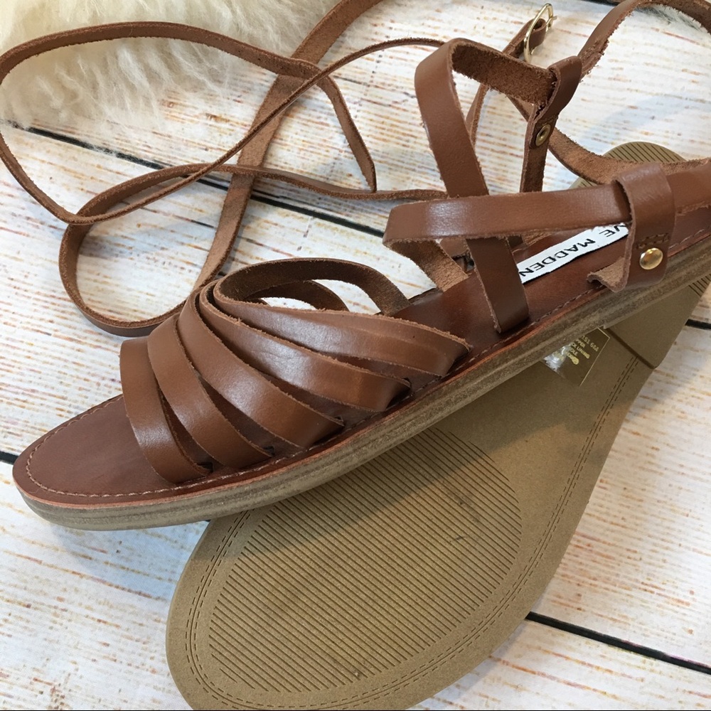 Steve Madden | new Galea flat sandal leather 6 - Picture 7 of 7